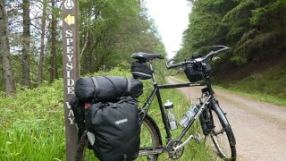 A wee bike ride Moray Coastal Trail and Speyside Way Scotland [upl. by Itsirhc582]