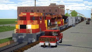 Minecraft Unstoppable Train Animation Part 8 [upl. by Fayth]