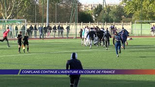 Yvelines  Conflans continue laventure en coupe de France [upl. by Herwin649]