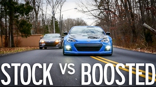 Stock FRS vs Supercharged BRZ [upl. by Ttereve725]