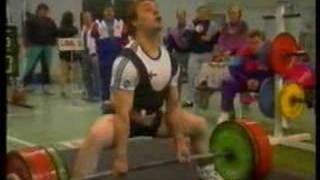 Jarmo Virtanen 340kg  825kg 1993 [upl. by Llennod]