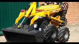 Chinese hydraulic mini tractor Hysoon HY380 Full review Affordable machine for everybody [upl. by Harbird]