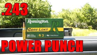 243 REM CORELOKT POWER PUNCH TEST [upl. by Yenaj]