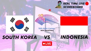 LIVE🔴SOUTH KOREA VS INDONESIA 19TH ASIAN GAMES MENS BASKETBALL 09262023 [upl. by Ettelloc]