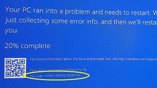 Fix SYSTEMSERVICEEXCEPTION BSOD on Windows 10 2020 [upl. by Cointon]