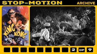 King Kong 1933 StopMotion shots part 2 of 9 [upl. by Buchanan424]