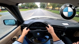 BMW E30 318i  4K POV Test Drive By MampM Classics [upl. by Pathe]