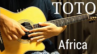 Africa  Toto  Acoustic Guitar Cover fingerstyle arranged by Kent Nishimura [upl. by Nodnnarb]