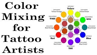 Color Theory Ink Mixing for Tattoo Artists [upl. by Etz]