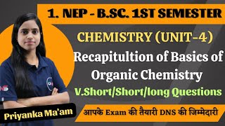 Recapitulation Of Basis Of Organic Chemistry unit 4 [upl. by Chickie580]