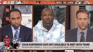 Terrell Owens says Max Kellerman is BLACKER than Stephen A Smith [upl. by Lorenzo121]