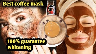 Coffee Whitening Mask A Natural Approach to Glowing SkinBest for open pores dark spots [upl. by Wadell]