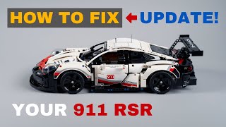 Update on HOW TO FIX your Lego Technic Porsche 911 RSR  Lego Set 42096 [upl. by Treva]