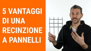 5 vantaggi di una recinzione a pannelli modulari [upl. by Nuawad]