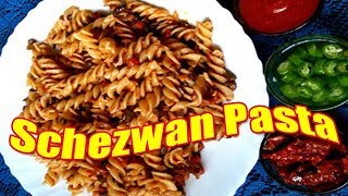 How to make Schezwan pasta and schezwan sauce [upl. by Bindman88]