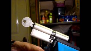 How To Remove A Snapped Key From A 6 Pin Euro Cylinder Lock wwwuklocksportcouk [upl. by Nauquf]