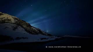 Magisches Mond und Polarlicht  Fotoreise 2019 [upl. by Etselec]