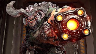 DOOM  Doomguy vs The Cyberdemon 4K 60FPS [upl. by Aiynot]