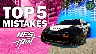 TOP 5 MISTAKES PLAYERS MAKE in NFS HEAT [upl. by Analem625]