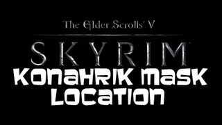 SKYRIM  Rare Konahrik Mask Location Guide [upl. by Bandeen943]