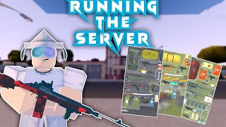 RUNNING THE SERVER  Apocalypse rising 2  Roblox [upl. by Anirod]