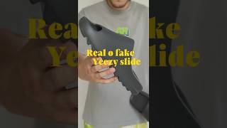 Real vs Fake Yeezy slides [upl. by Narak]