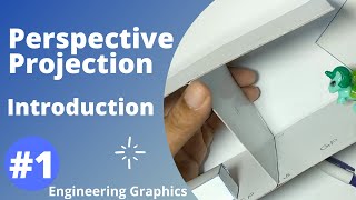 1 INTRODUCTION  PERSPECTIVE PROJECTION  KTU ENGINEERING GRAPHICS [upl. by Marvel261]