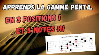 Apprendre Facilement La Gamme Pentatonique [upl. by Adnilre]