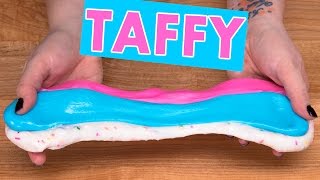 Homemade Taffy Candy Recipe  Salt Water Taffy Cotton Candy Bubble Gum amp Funfetti [upl. by Dranel]