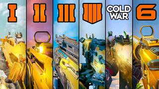 Unlocking Gold Camo in EVERY CoD Black Ops [upl. by Nysilla]