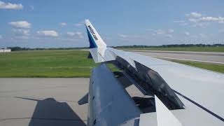 Westjet 737 landing in Ottawa Ontario YOW [upl. by Dulcie131]