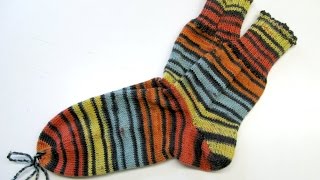 Socken stricken mit der Strickmaschine [upl. by Idnir]