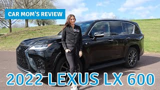 The AllNew 2022 Lexus LX 600 FSport  CAR MOM TOUR [upl. by Sheley]