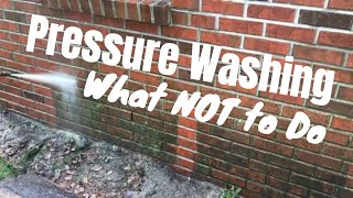 How to Pressure Wash  DONT do this [upl. by Tra]