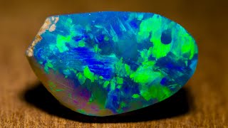 12000 worth of gem black opal cut and polished to perfection [upl. by Kristel]