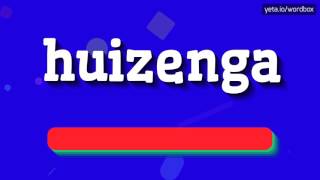 HUIZENGA  HOW TO PRONOUNCE IT [upl. by Eenel]