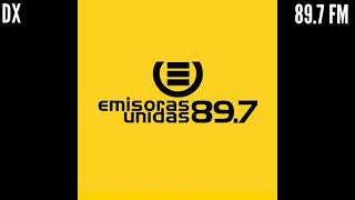 DX Emisoras Unidas 897 MHz FM Ciudad de Guatemala Guatemala en Santa Bárbara Honduras [upl. by Assetan259]