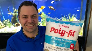 How to get CRYSTAL CLEAR AQUARIUM WATER Polyfil [upl. by Eednak]