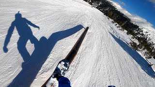 Snowboarding in Bansko  Snow Park Fun 2022 [upl. by Eniruam808]