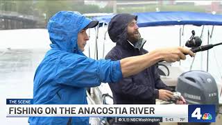 Anacostia Riverkeeper hosts Friday Night Fishing in Southeast DC  NBC4 Washington [upl. by Nolyag]