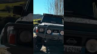 Offroad close to blu water river in 🇮🇹 nissanpatrol travel [upl. by Llezniuq]