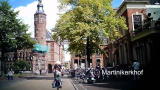 Fietsen door Groningen door het centrum [upl. by Gardy687]