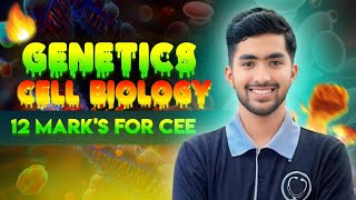 GENETICS amp CELL BIOLOGY in ONE SHOT Class For CEE  20 MARKs For CEE  Enroll in RRR2 To Complete [upl. by Amehsyt504]