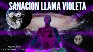 MEDITACIÓN guiada de SANACIÓN de la LLAMA VIOLETA💜ORACIÓN Y energía del YO SOY [upl. by Binette]