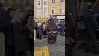 Kurentovanje Carnival 2024 in the city of Ptuj Slovenia [upl. by Bruns]