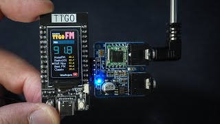 FM Radio using ESP32 TTGO TDisplay [upl. by Brunell]