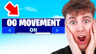 OG Fortnite Movement is Back [upl. by Artinek870]