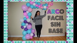 ¿Cómo hacer un arco de globos  Arco Orgánico  Decoración para principiantes [upl. by Rania311]