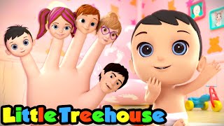 Finger Family Song  Daddy Finger  Mommy Finger  Nursery Rhymes amp Kids Songs by Little Treehouse [upl. by Aelrac]