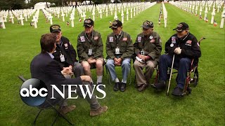 Heroes return to Normandy for 75th anniversary of DDay [upl. by Obmar]